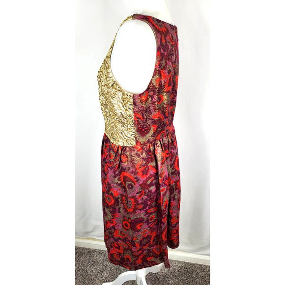 Wren By Anthropologie Fit Flare Dress XL - Picture 5 of 7